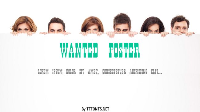 Wanted Poster example